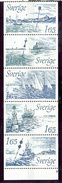 SUECIA 1982 - BALIZAS MARITIMAS - YVERT Nº 1178-1182 - BOOKLET - Nuevos