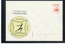 Slowenien / Slovenia 1994 Boulespiel Ganzsache Brief / Postal Stationery Letter - Bowls