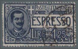 Italia Regno - Espresso - Lire 1,25 Azzurro (Sassone N° 12) - 1926 - Express Mail