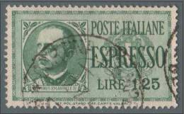 Italia Regno - Espresso - Lire 1,25 Verde (Sassone N° 15) - 1932 - Eilsendung (Eilpost)