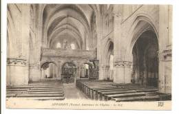 89 - APPOIGNY  -  Intérieur De L' Eglise : La Nef - Appoigny