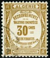 ALGERIA, 1926, TIMBRE TAXE, FRANCOBOLLO USATO, YT TA17 - Portomarken