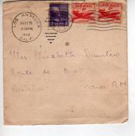 Enveloppe Partie De LOS ANGELES  Californie En 1949 Pour La France  (scans Recto Et Verso) - Postal History