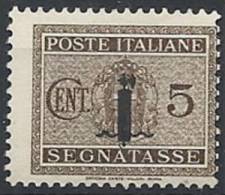 1944 RSI SEGNATASSE 5 CENT MNH ** - RSI114-2 - Strafport