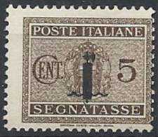 1944 RSI SEGNATASSE 5 CENT MNH ** - RSI114-2 - Segnatasse