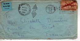 Enveloppe Partie De LOS ANGELES Californie En 1946 Pour La France (scan Recto Et Verso) - Postal History