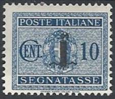 1944 RSI SEGNATASSE 10 CENT MH * - RSI121 - Taxe