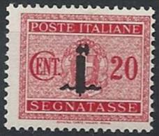 1944 RSI SEGNATASSE 20 CENT MNH ** - RSI121 - Taxe