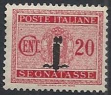 1944 RSI SEGNATASSE 20 CENT MNH ** - RSI121-2 - Taxe