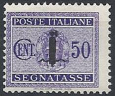 1944 RSI SEGNATASSE 50 CENT MNH ** - RSI122 - Portomarken