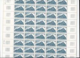 Feuilles De 50 Timbres Des Timbres De Service N°63 Et 64. Conseil De L'Europe. - Volledige Vellen