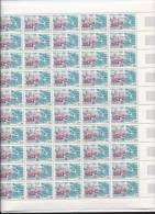 Feuilles De 50 Timbres Des Timbres De Service N°73 Et 74. Conseil De L´Europe. - Hojas Completas