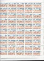 Feuilles De 50 Timbres Des Timbres De Service N°102 Et 103. Unesco. - Full Sheets