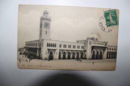 Delcampe - Algérie - ORAN - La Gare - Animée - Circulée - Oran