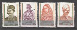 INDIA,1984 Freedom Fighters, War Of Independance,Complete Set, MNH,(**) - Neufs