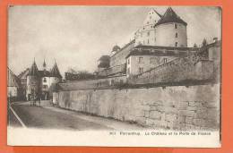 C0176 Porrentruy, Château Et La Porte De France Attelage. Non Circulé. Denereaz 1021 - Porrentruy
