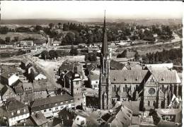 57 - Moselle - En  Avion  Au-dessus  De  ...SARRALBE - L'Eglise - LAPIE - Dentelée - Format 10,3  X  14,7 - Sarralbe