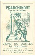 FRANCHIMONT (4910)  Grand Jeu Scénique - Theux