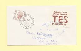 Greve Des Postes Anglaises - Twickenham - 10 Fevrier 1971 - Private Letter Postal Service - Bruxelles 23 Fevrier 1971 - Storia Postale