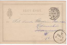 706. Denmark, 1893, Postcard - Covers & Documents