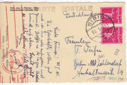 721. Romania, 1941, Censored, Postcard, Romania - Germany - 2de Wereldoorlog (Brieven)