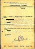 1947 Zeugnis Von Versicherungsanstalt Des Bundeslandes Sachsen - Filialdirektion Zwickau - Diploma's En Schoolrapporten