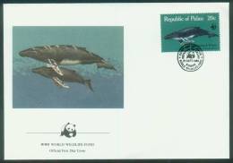 Palau  1983  WWF - Wale  (4 FDC  Kpl. )  Mi: 20-23 (4,80 EUR) - Palau