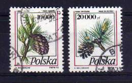 Poland - 1993 - Pine Cones - Used - Used Stamps