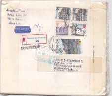 Registered Cover Brezova Pod Bradlom To Honduras - Lettres & Documents