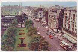 CPA  ROYAUME UNI  ECOSSE EDINHBURGH N°7 Princes Street From Scott Monument - Midlothian/ Edinburgh