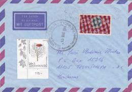 Cover Luxembourg To Honduras 1998 ( CEPT Stamp) - Briefe U. Dokumente