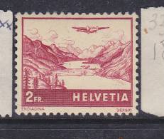 SUISSE PA N° 33 2F CARMIN L"ENGADINE NEUF SANS CHARNIERE - Nuevos