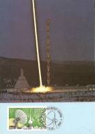 ESRANGE SUEDE  2 CP Premier Jour Timbre Projet VIKING Cachet Illustré Du 13/10/1984 - Europe