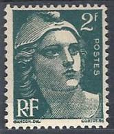 1945-47 FRANCIA MARIANNA DI GANDON 2 F MH * - FR570 - 1945-54 Marianne Of Gandon