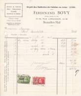 FERDINAND BOVY 14-16- RUE LIMNANDER BRUXELLES MIDI - ARTICLES DE FANTAISIE EMAUX FERBLANTERIE....... - 1900 – 1949