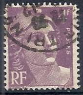 1945-47 FRANCIA USATO MARIANNA DI GANDON 4 F - FR572-4 - 1945-54 Marianne Of Gandon