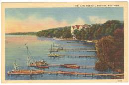 G1084 Madison - Lake Mendota - Old Mini Card / Non Viaggiata - Madison