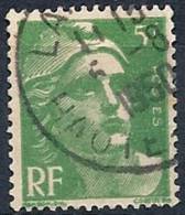 1945-47 FRANCIA USATO MARIANNA DI GANDON 5 F - FR573 - 1945-54 Marianne Of Gandon