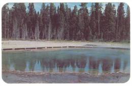 G1086 Yellowstone National Park - Emerald Pool - Old Mini Card / Non Viaggiata - Yellowstone