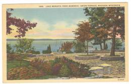 G1087 Madison - Lake Mendota From Memorial Union Terrace - Old Mini Card / Non Viaggiata - Madison