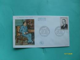 1964 FIRST DAY Cover Premier Jour D´emissionPresident RENE' COTY  0,30 + 0,10 - Lettres & Documents