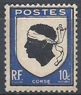 1946 FRANCIA STEMMI DI PROVINCE FRANCESI 10 CENT MNH ** - FR578 - 1941-66 Escudos Y Blasones