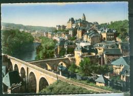 Cpsm Gf - Uzerche - La Perle Du Limousin , Vue Générale , Le Viaduc ( Ligne Uzerche-Tulle )  - Laf35 - Uzerche