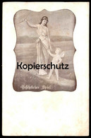 Delcampe - ALTE POSTKARTE GEFÄHRLICHES SPIEL L´AMOUR CUPID AMOR ANGE ENGEL ANGEL AMOUR Cpa Postcard AK Ansichtskarte - Engel