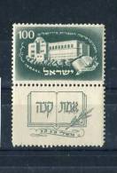 Israel 1950. Yvert 31 * MH Tab. - Ongebruikt (met Tabs)