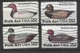 USA 1985 - DUCKS - CPL. SET - USED OBLITERE GESTEMPELT USADO - Ducks