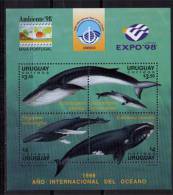 Annee Internationale De L´Ocean. Baleines.  B-F Neuf ** De L´URUGUAY - Wale