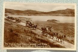 The Four In Hand Coaches Passing Loch Arklet On The Road To Inversnaid, Loch Lomond - Stirlingshire