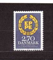 DENMARK 1984 European Parliament  Michel Cat N° 804  Mint No Gum - Neufs