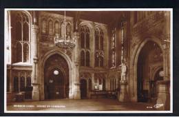 RB 904 - Walter Scott Real Photo Postcard - Members Lobby House Of Commons London - Parliament Politics Theme - Houses Of Parliament